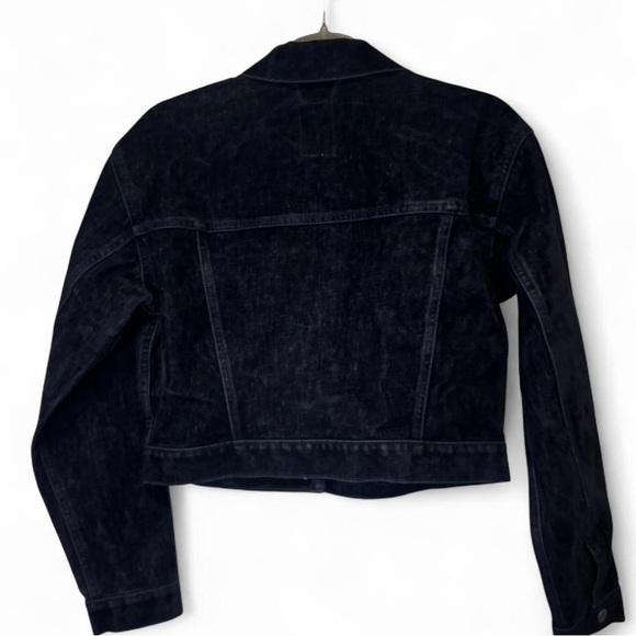 Gap Velvet Cropped Icon Denim Jacket (Size S) NWT - MSRP $128 - Picture 4 of 4